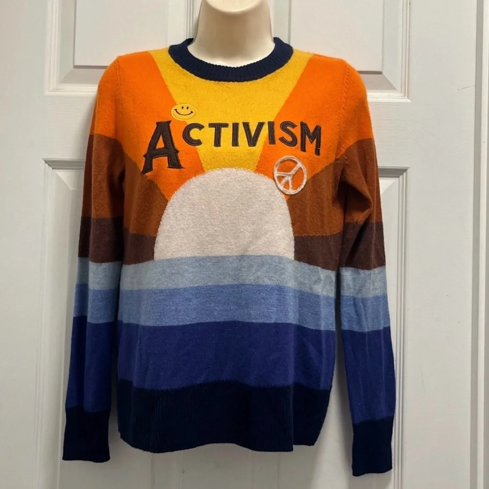 Stoned Immaculate California Dreamin' Wool Sweater Customized Activism MED EUC - Picture 2 of 14